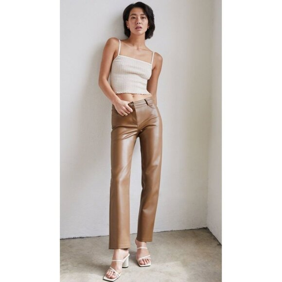 Wilfred Aritzia Melina Brown Pant Size 0 - Picture 1 of 6
